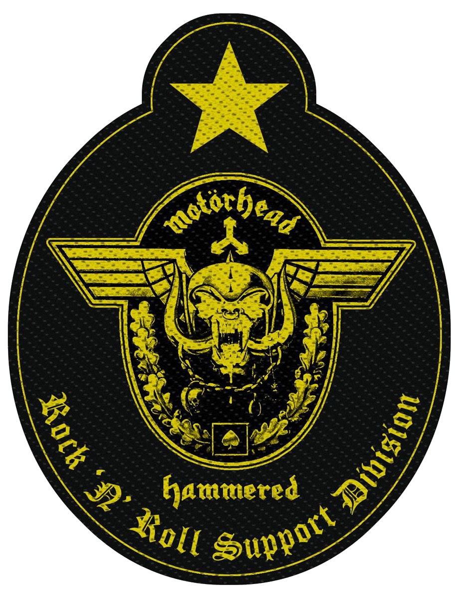 MOTORHEAD - SUPPORT DIVISION CUT OUT patch