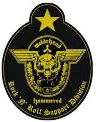 MOTORHEAD - SUPPORT DIVISION CUT OUT patch