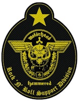 MOTORHEAD - SUPPORT DIVISION CUT OUT  patch