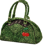 Handväska Leopard grön