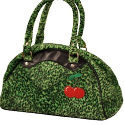 Handväska Leopard grön