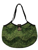 Shoulder/handbag Leopard green