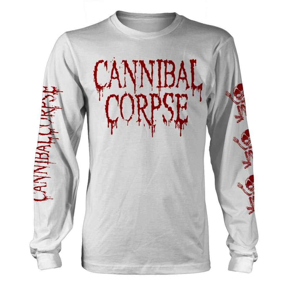 CANNIBAL CORPSE BUTCHERED AT BIRTH (WHITE)  Long sleeve T-Shirt