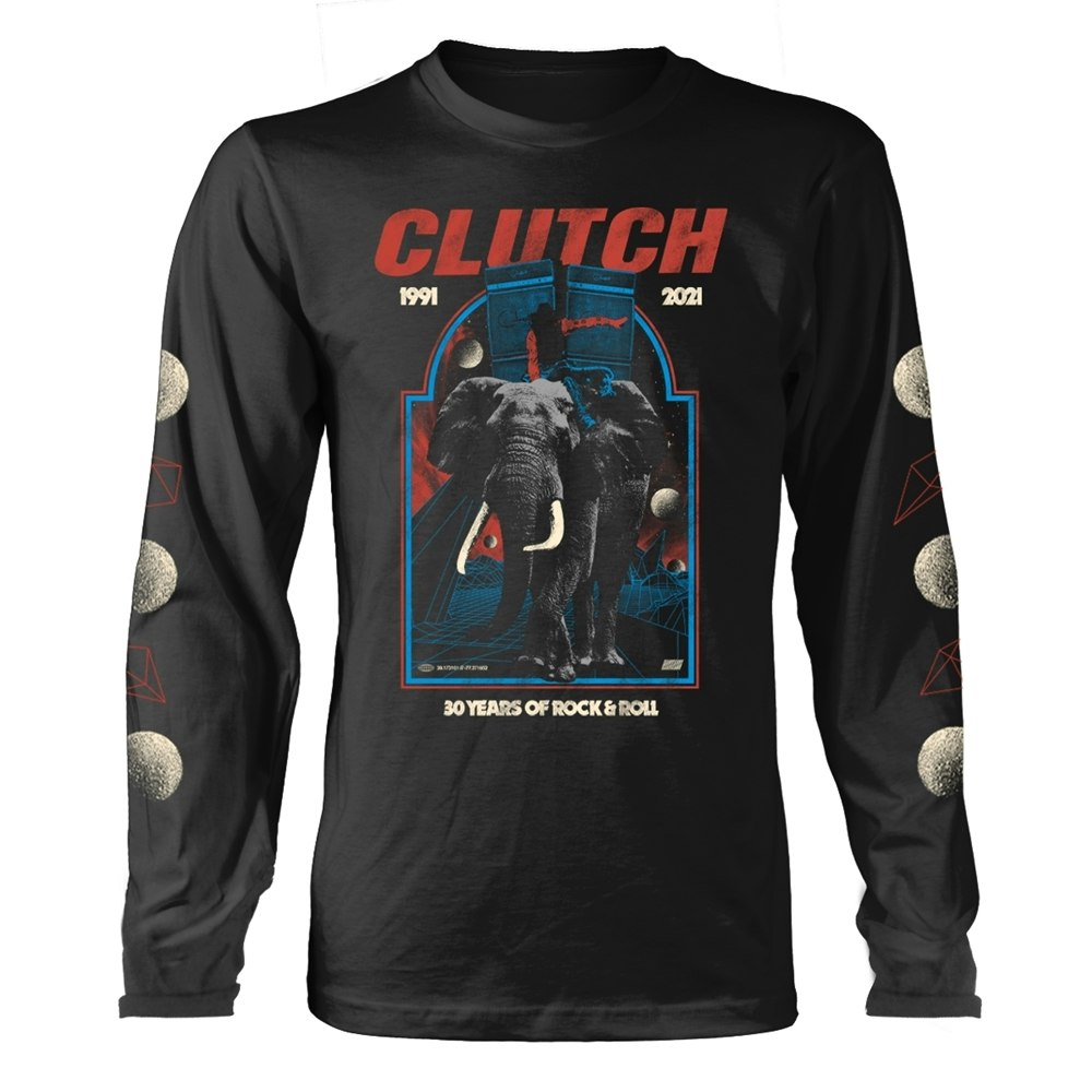 CLUTCH ELEPHANT (BLACK)   Long sleeve T-Shirt