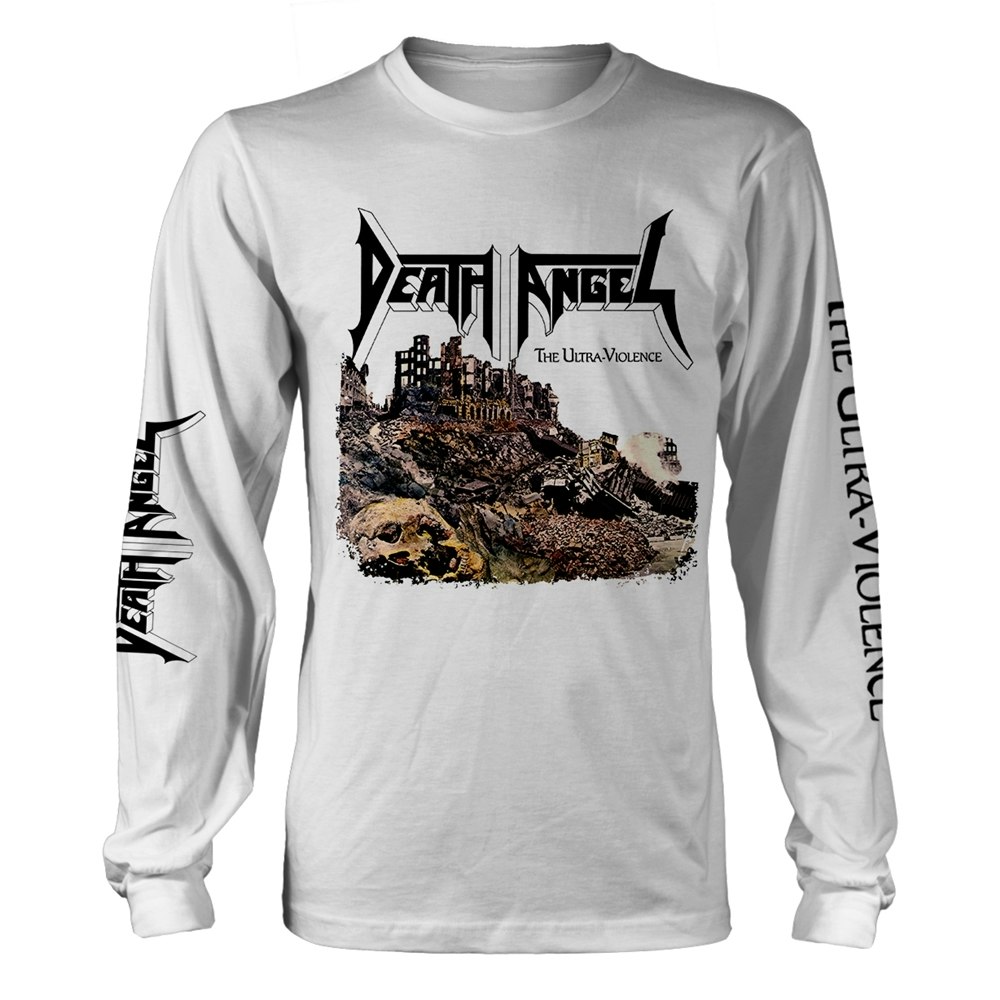DEATH ANGEL THE ULTRA-VIOLENCE (WHITE) Long sleeve T-Shirt