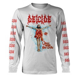 DEICIDE ONCE UPON THE CROSS (WHITE)   Long sleeve T-Shirt
