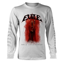 EVILE HELL UNLEASHED (WHITE) Long sleeve T-Shirt