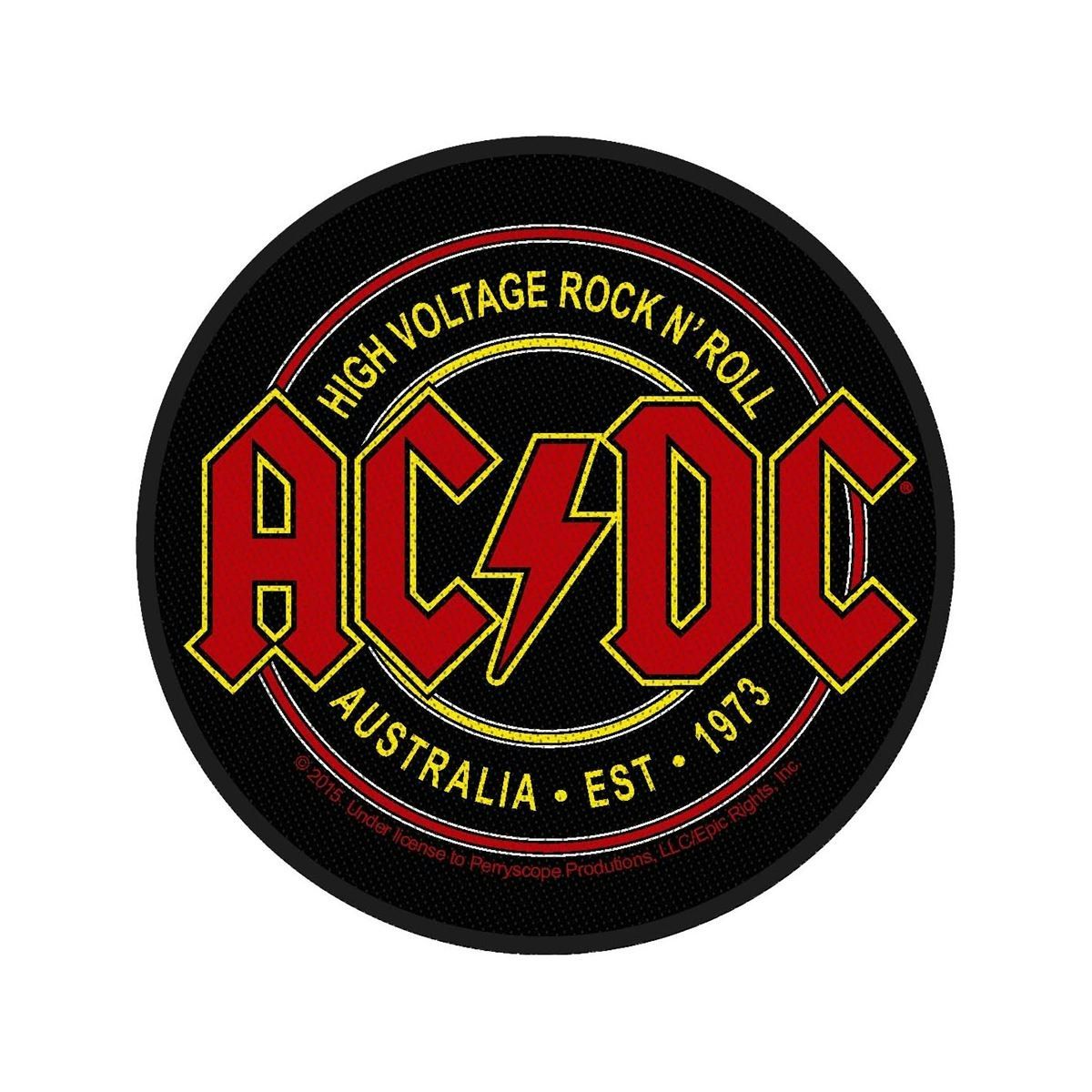 AC/DC - HIGH VOLTAGE ROCK N ROLL  Patch
