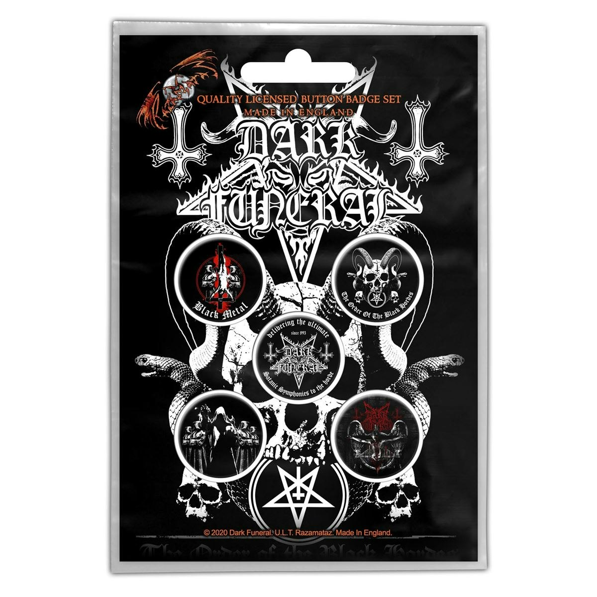 DARK FUNERAL - THE BLACK HORDES 5-pack badge