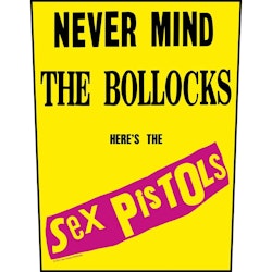 SEX PISTOLS - NEVER MIND THE BOLLOCKS  Back Patch