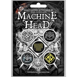 MACHINE HEAD - CREST   5-pack badge