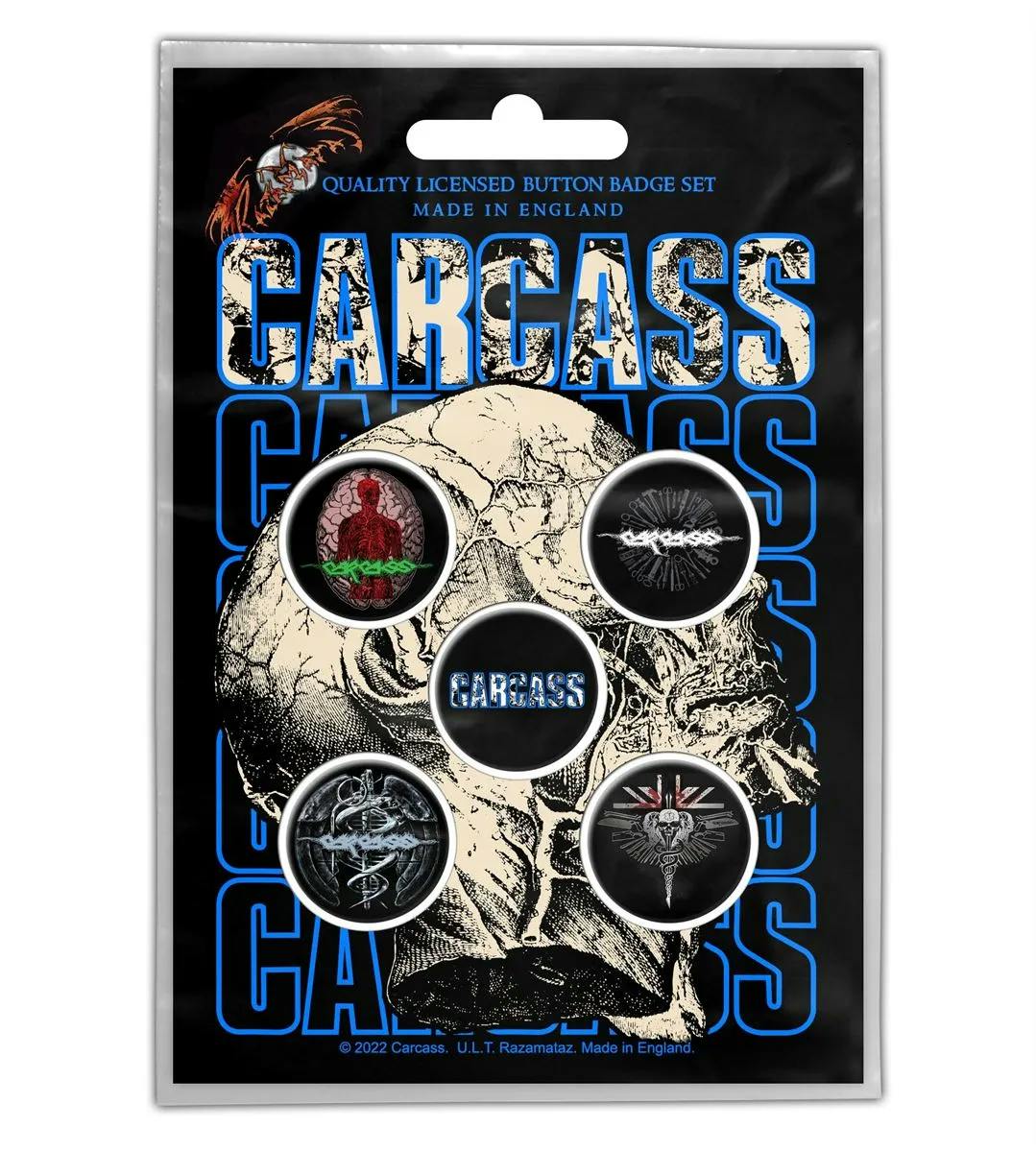 CARCASS - NECRO HEAD  5-pack badge