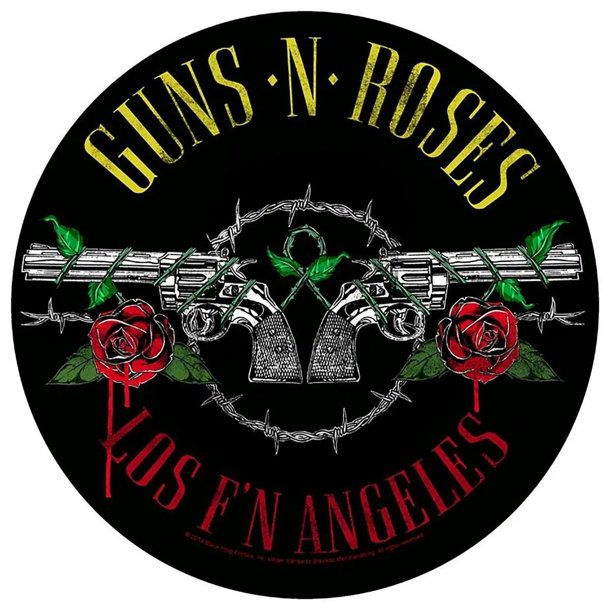GUNS N&#39; ROSES - LOS F&#39;N ANGELES Back Patch