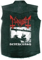 Mayhem Deathcrush jeansväst