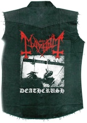 Mayhem Deathcrush jeansväst