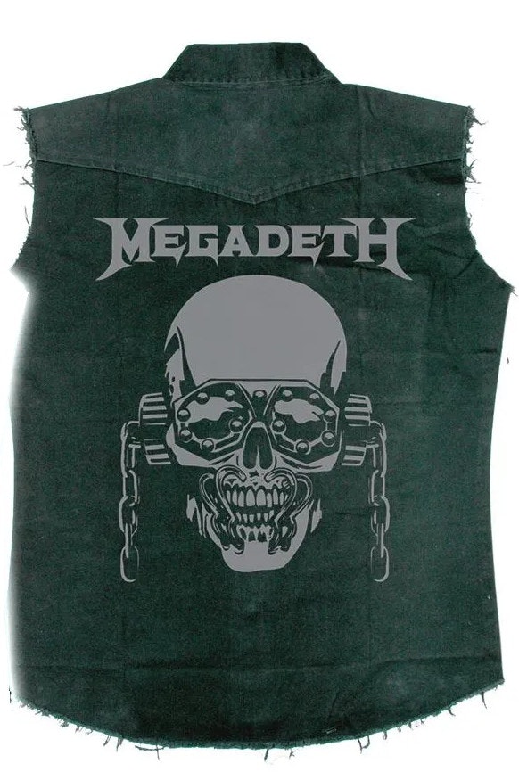 Megadeth Rattlehead jeansväst