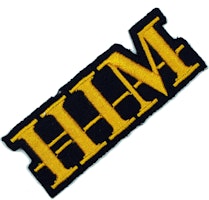 HIM yellow logo patch