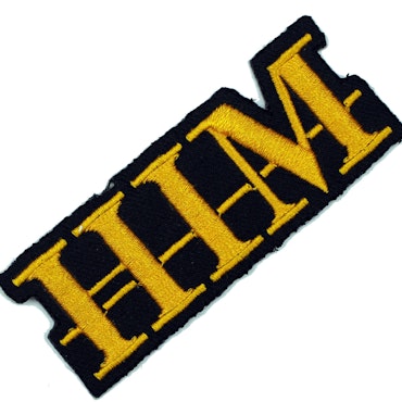 HIM yellow logo patch