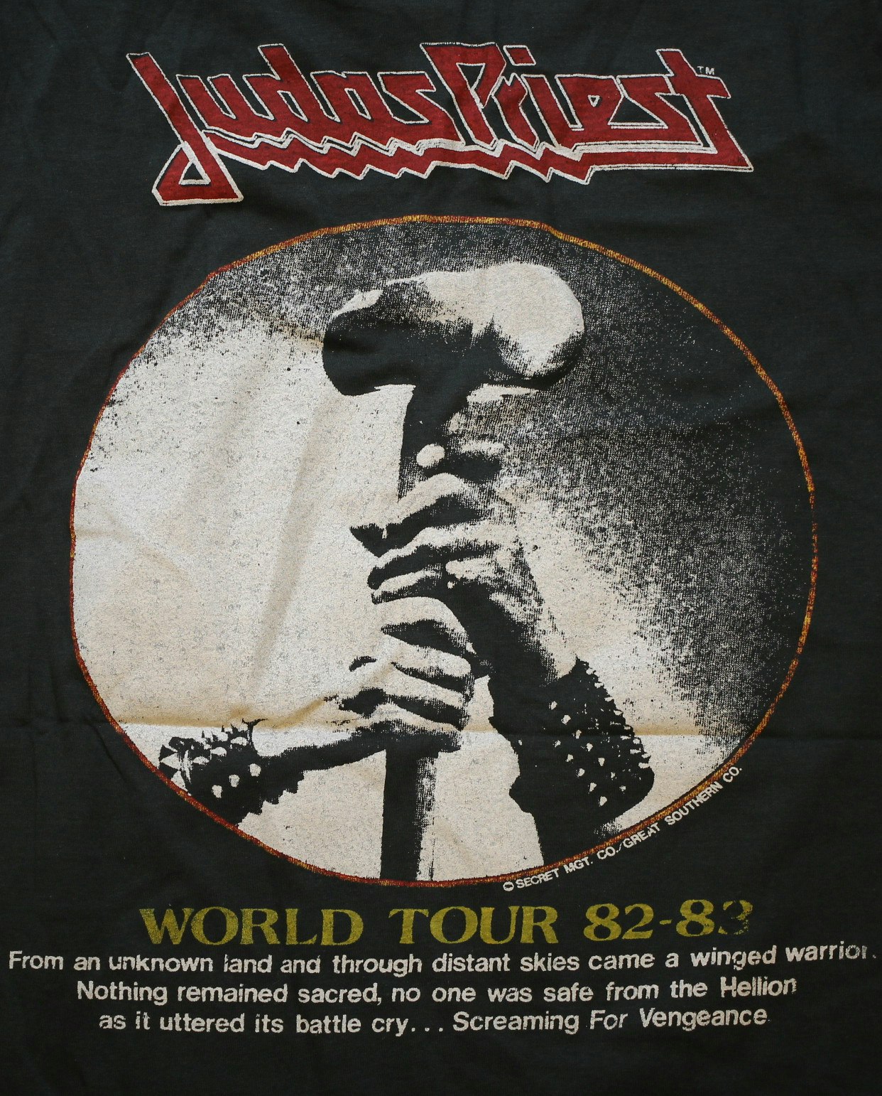 Judas priest Screaming for vengance Tour 82-83 T-shirt