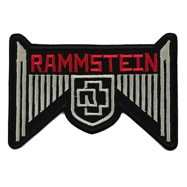 Rammstein wings logo patch