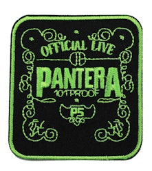 Pantera green logo patch