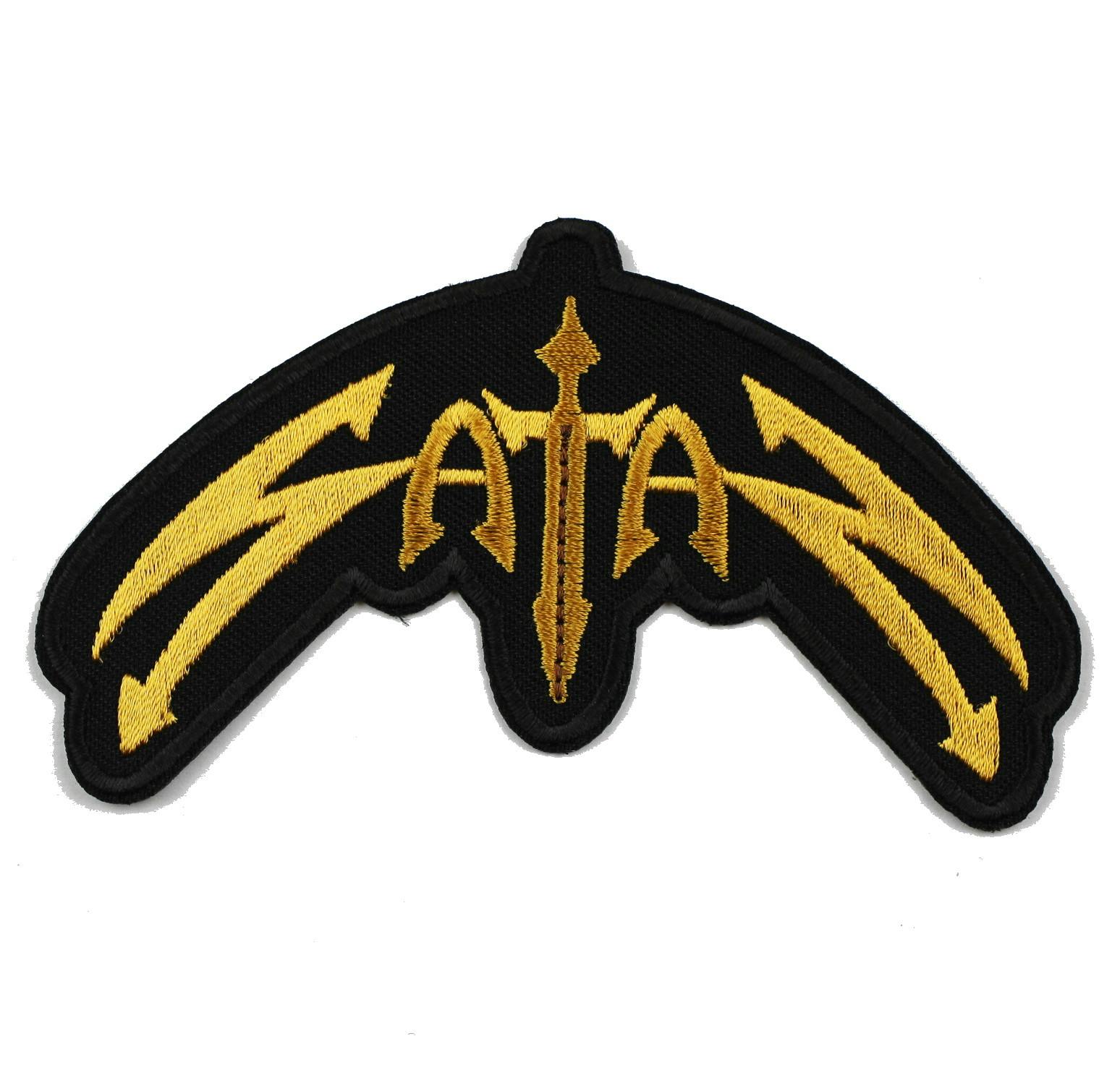 Satan logo patch