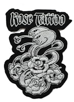 Rose tattoo logo patch