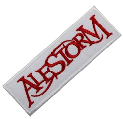 Alestorm white logo patch