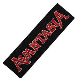 Avantasia red logo patch
