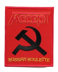 Accept Russian roulette logo patch