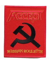 Accept Russian roulette logo patch