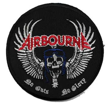 Airbourne No guts no glory logo patch