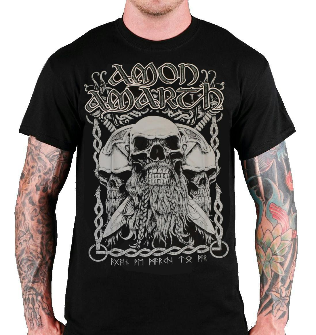 Amon amarth skulls T-shirt