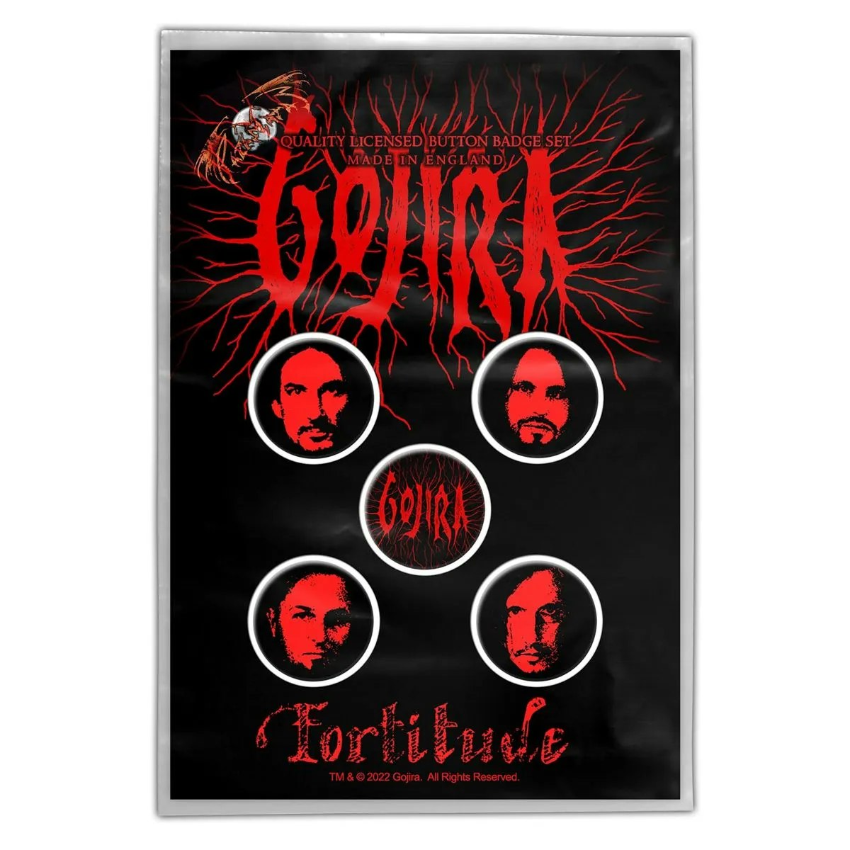 GOJIRA - FORTITUDE   5-pack badge