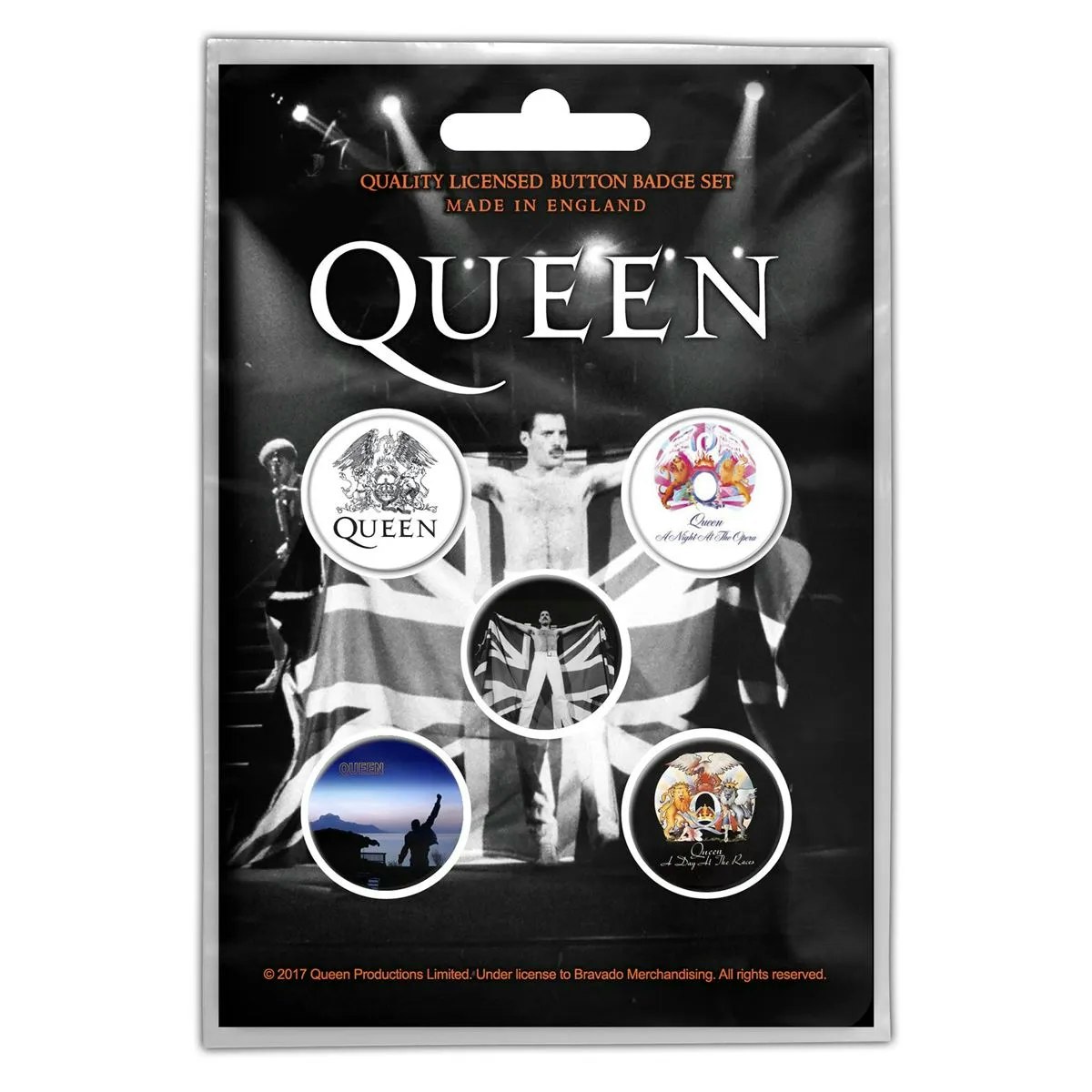 Queen 5-pack badge