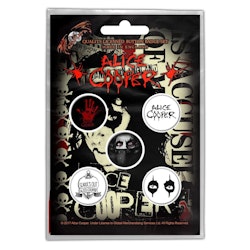 Alice Cooper ‘Eyes’ Button Badge 5-Pack
