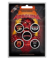 Airbourne ‘Breakin’ Outta Hell’ 5-pack badge