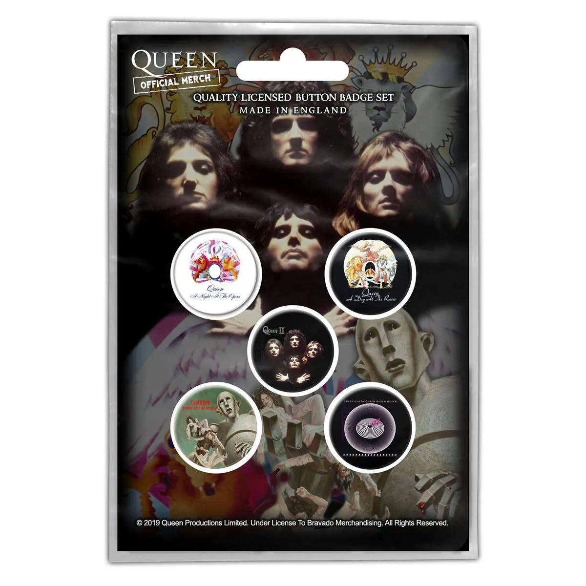 Queen 5-pack badge