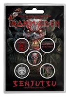 IRON MAIDEN - SENJUTSU   5-pack badge