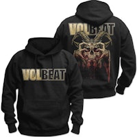 Volbeat Pullover Hoodie: Bleeding Crown Skull