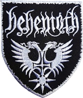 Behemoth white shield patch