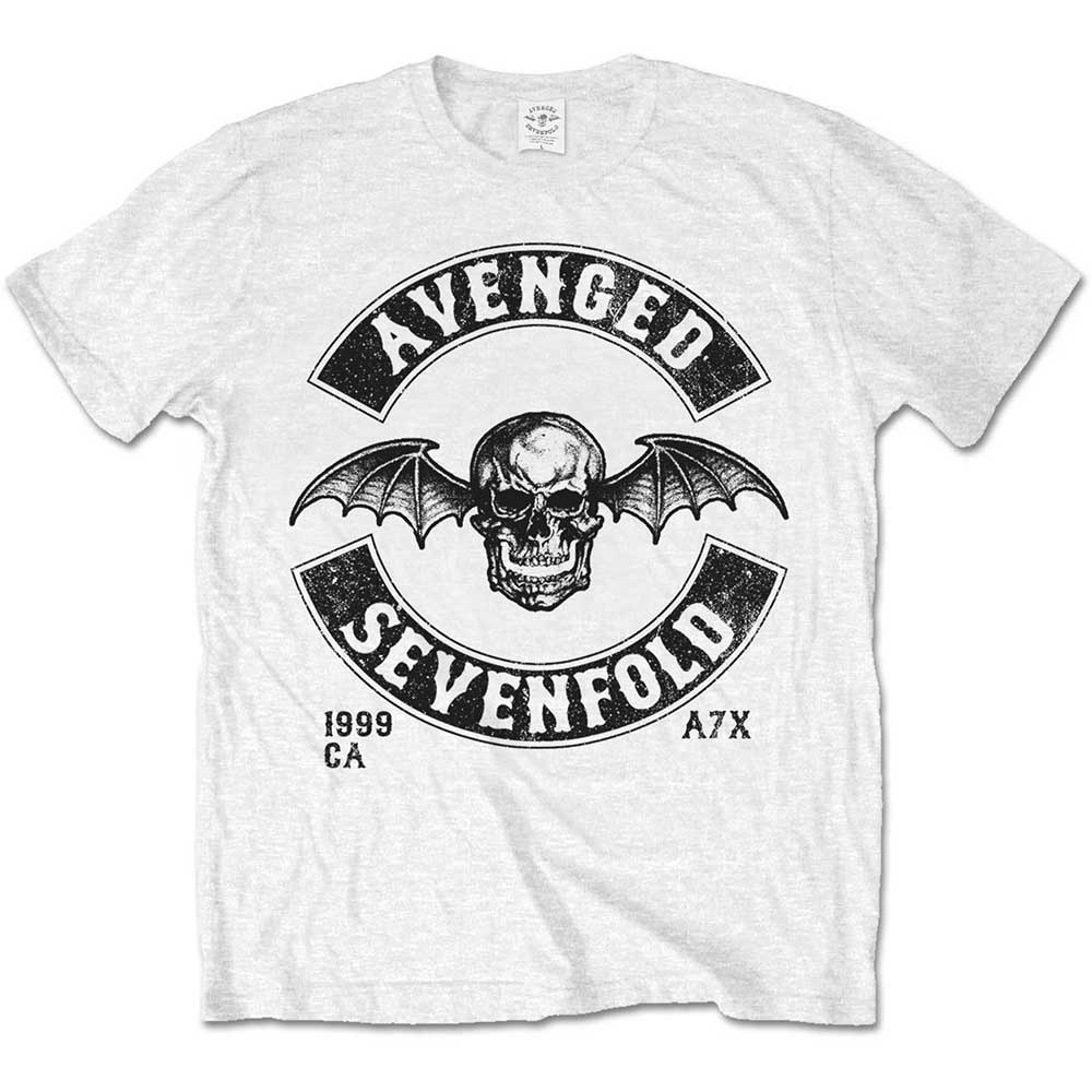 Avenged Sevenfold  T-Shirt: Moto Seal (White)