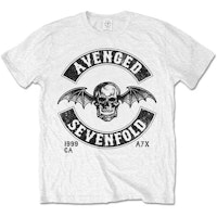 Avenged Sevenfold T-Shirt: Moto Seal (White)
