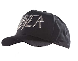 Slayer Unisex Baseball Cap: Logo (Sonic Silver)