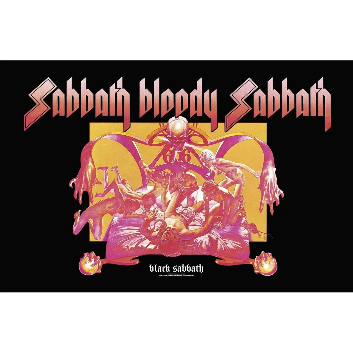 BLACK SABBATH - SABBATH BLOODY SABBATH posterflagga