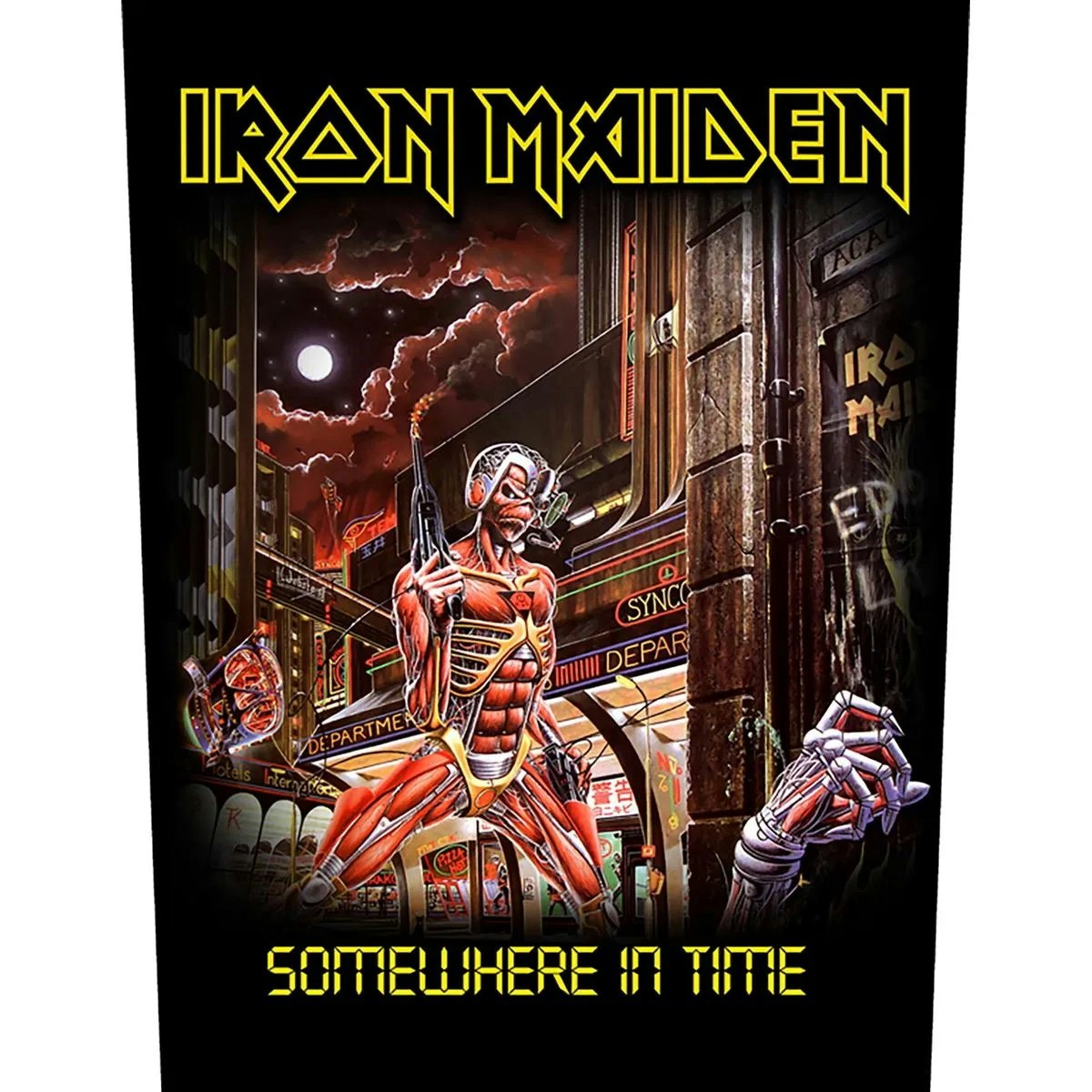 IRON MAIDEN - SOMEWHERE IN TIME  Backpatch