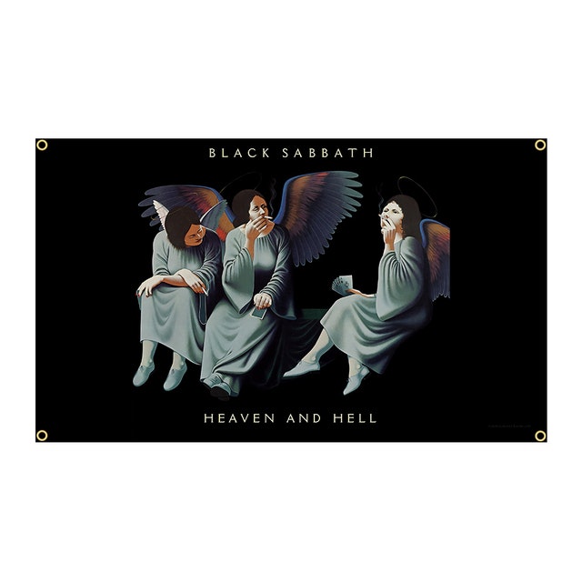 Black sabbath "Heaven and hell"  posterflag