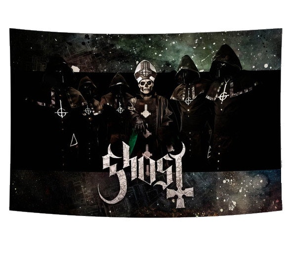 Ghost poster flag