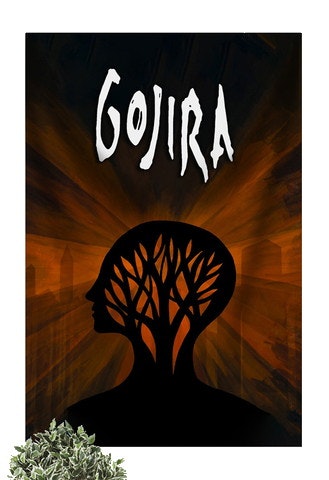 Gojira poster flag