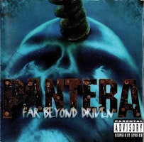 Pantera "Far beyond driven" posterflagga